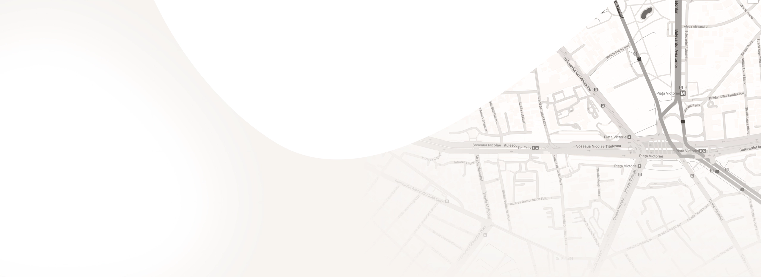 Banner image with a maps image