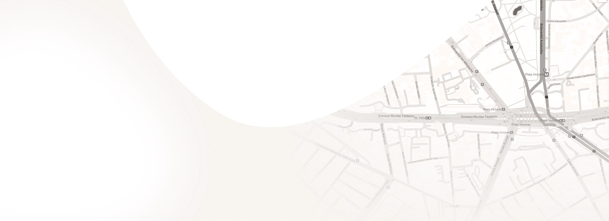 Banner image with a maps image